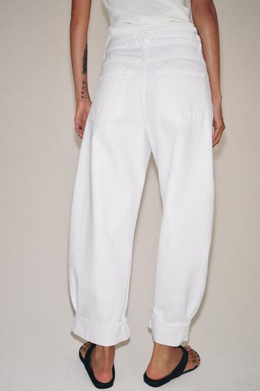 JEAN ZW COLLECTION BALLOON TAILLE NORMALE - Blanc de Zara - Image 2