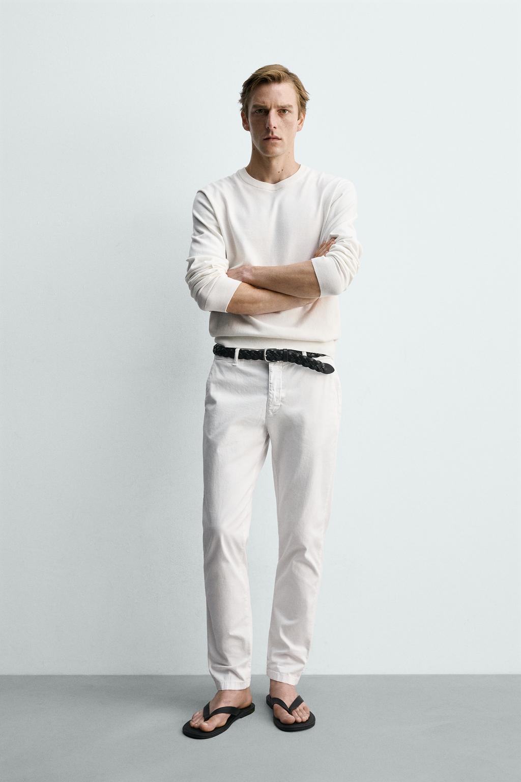 SKINNY FIT CHINOS