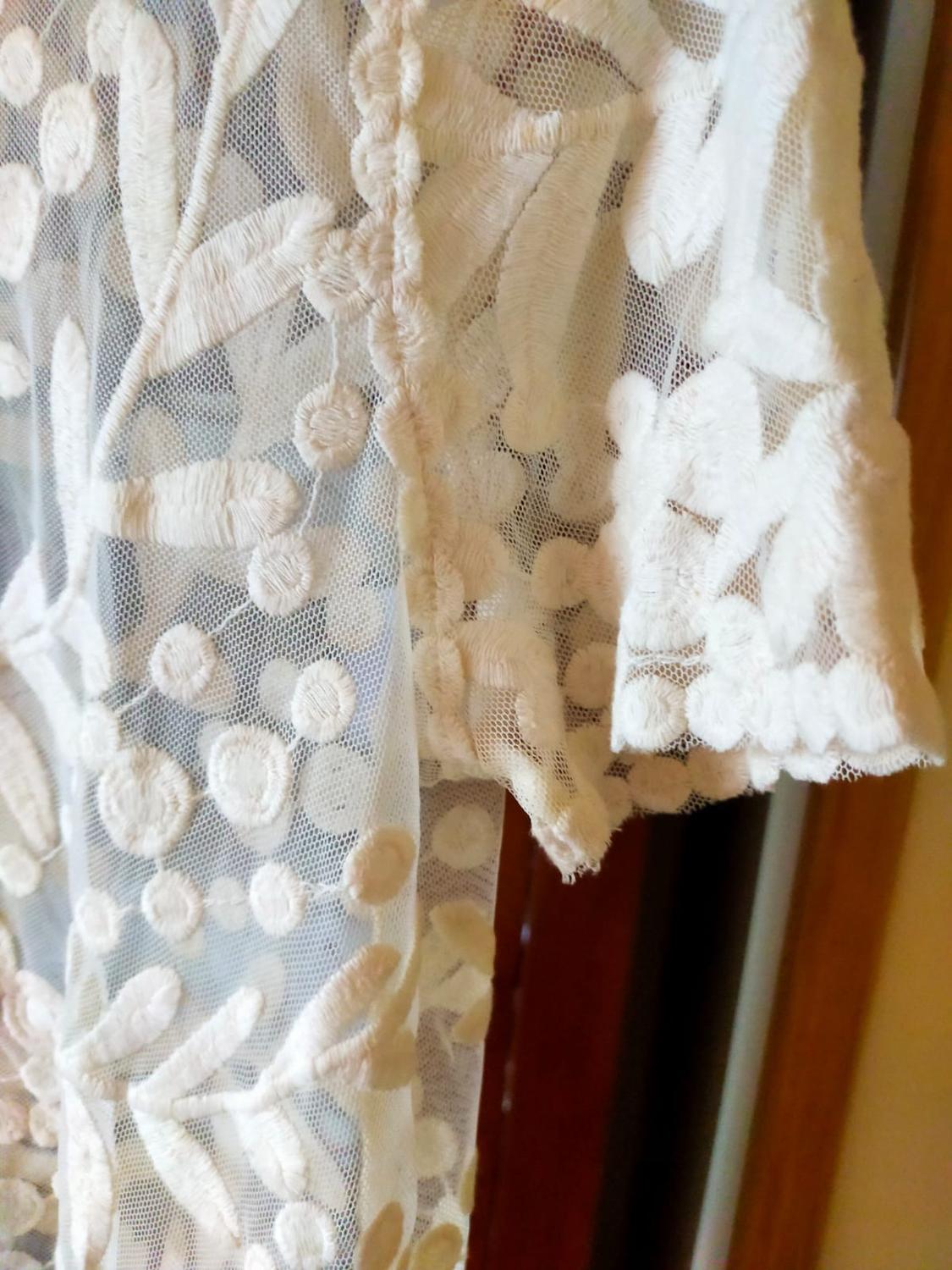EMBROIDERED TULLE TOP - Image 7