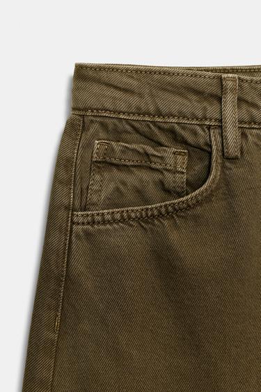 JEAN ZW COLLECTION BALLOON TAILLE NORMALE - Kaki de Zara - Image 9