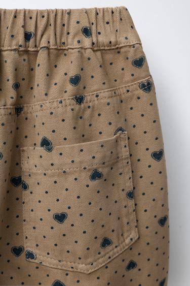 HEART BALLOON TROUSERS - Sand by Zara - Image 3