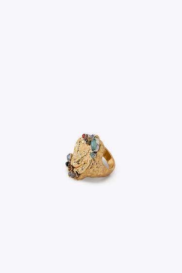 PACK OF 2 STONE RINGS - Gold / Silver by Zara - Image 3