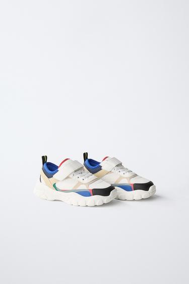 ZAPATILLA DEPORTIVA MULTIPIEZAS - Blanco de Zara
