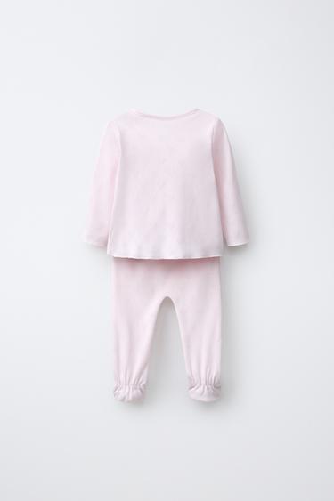 ENSEMBLE PREMIER ÂGE ET POCHETTE - Rose pastel de Zara - Image 1