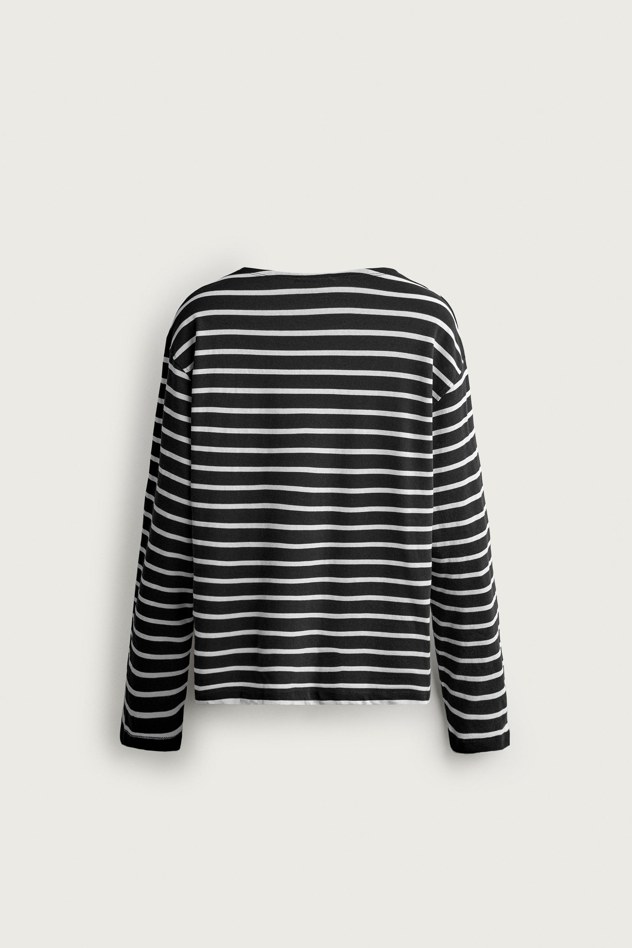 STRIPED JACQUARD T-SHIRT AARON LEVINE X ZARA