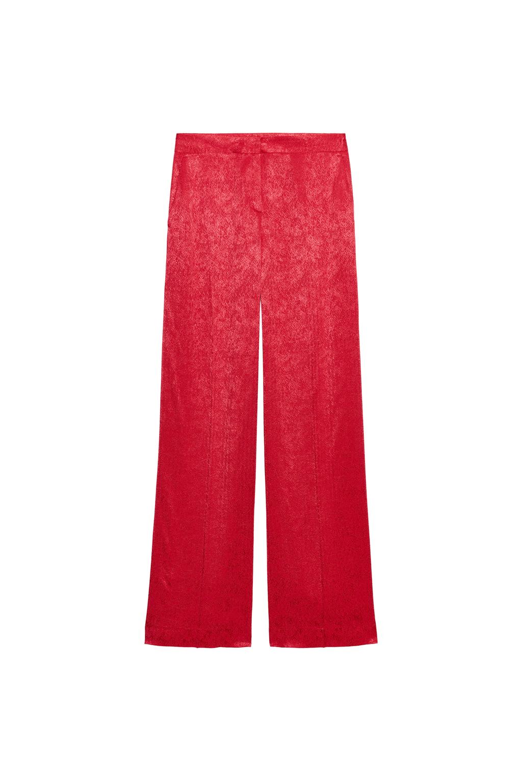 JACQUARD STRAIGHT LEG PANTS - image 3