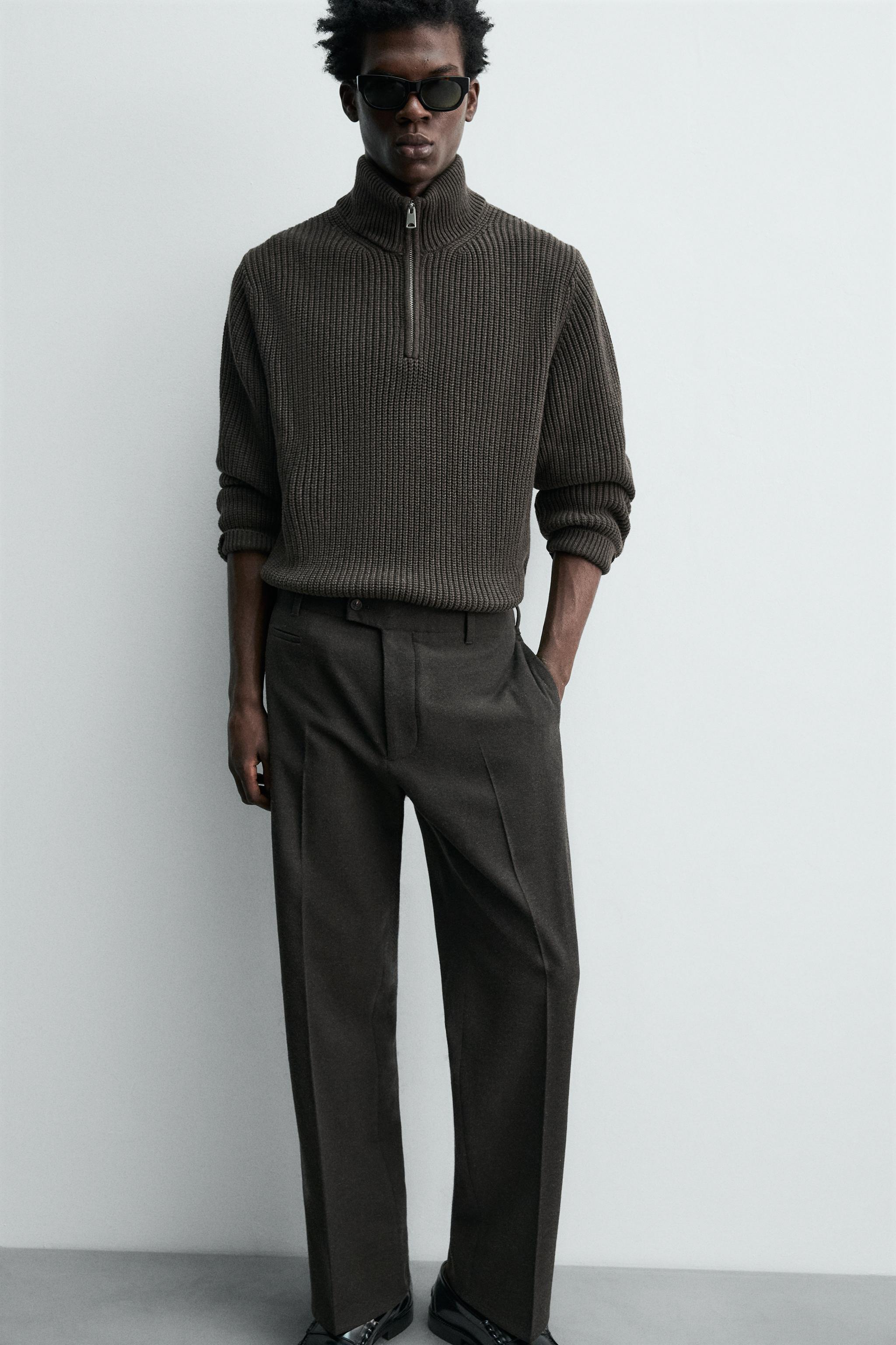 REGULAR FIT FLANNEL PANTS