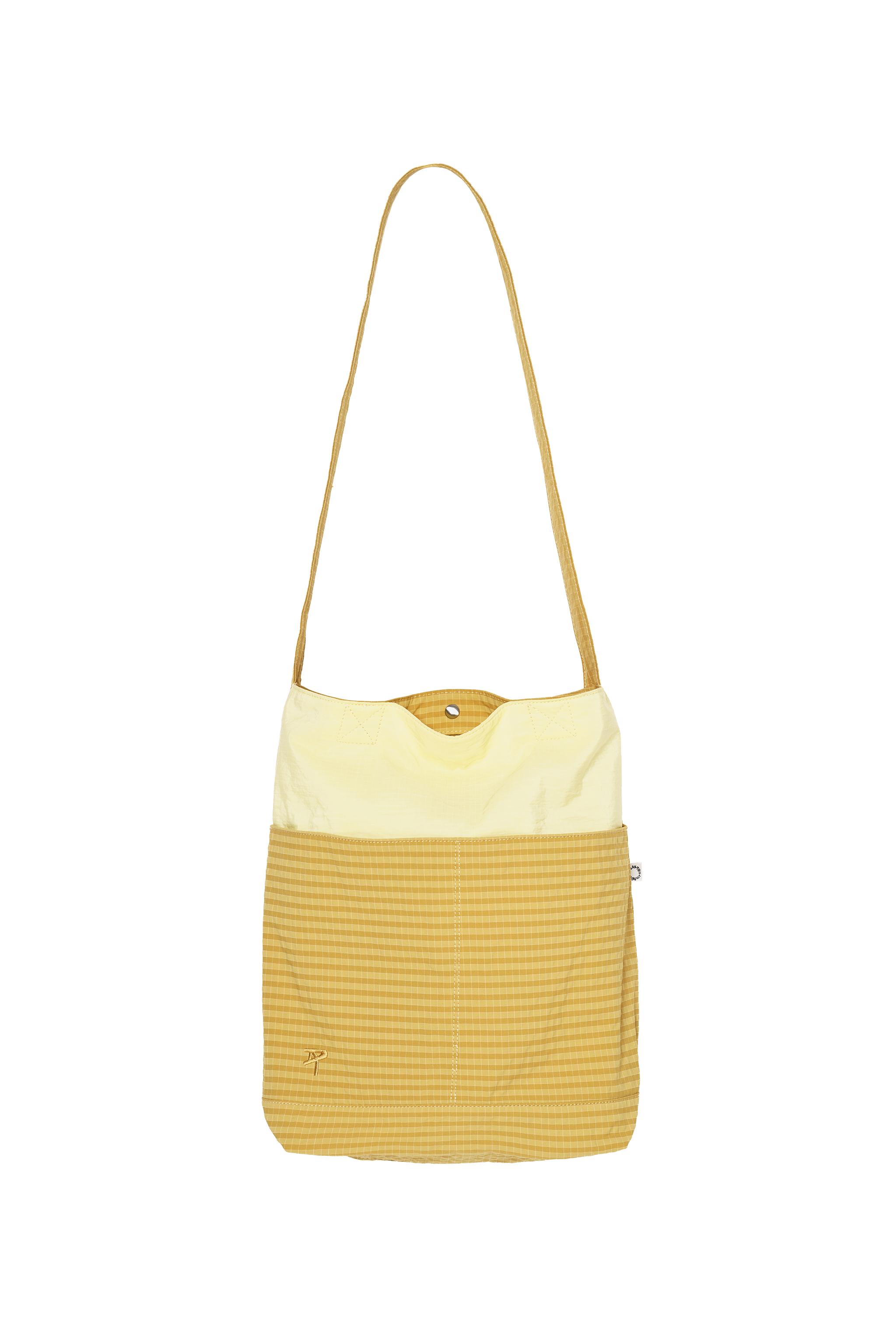 FABRIC SHOPPER BAG — Yellow