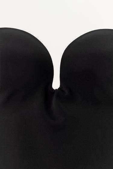 BODY SHAPE POLYAMIDE MINI DRESS - Black by Zara - Image 6