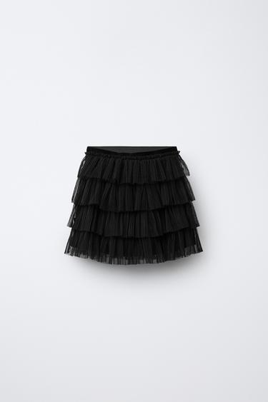 JUPE EN TULLE - Noir de Zara - Image 0