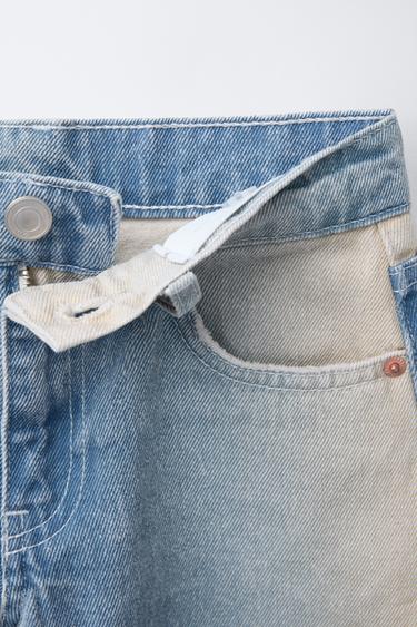 BERMUDA EN DENIM EFFRANGÉ - 029 de Zara - Image 2