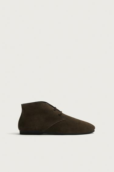 BOTA PIEL AARON LEVINE X ZARA - Marrón de Zara