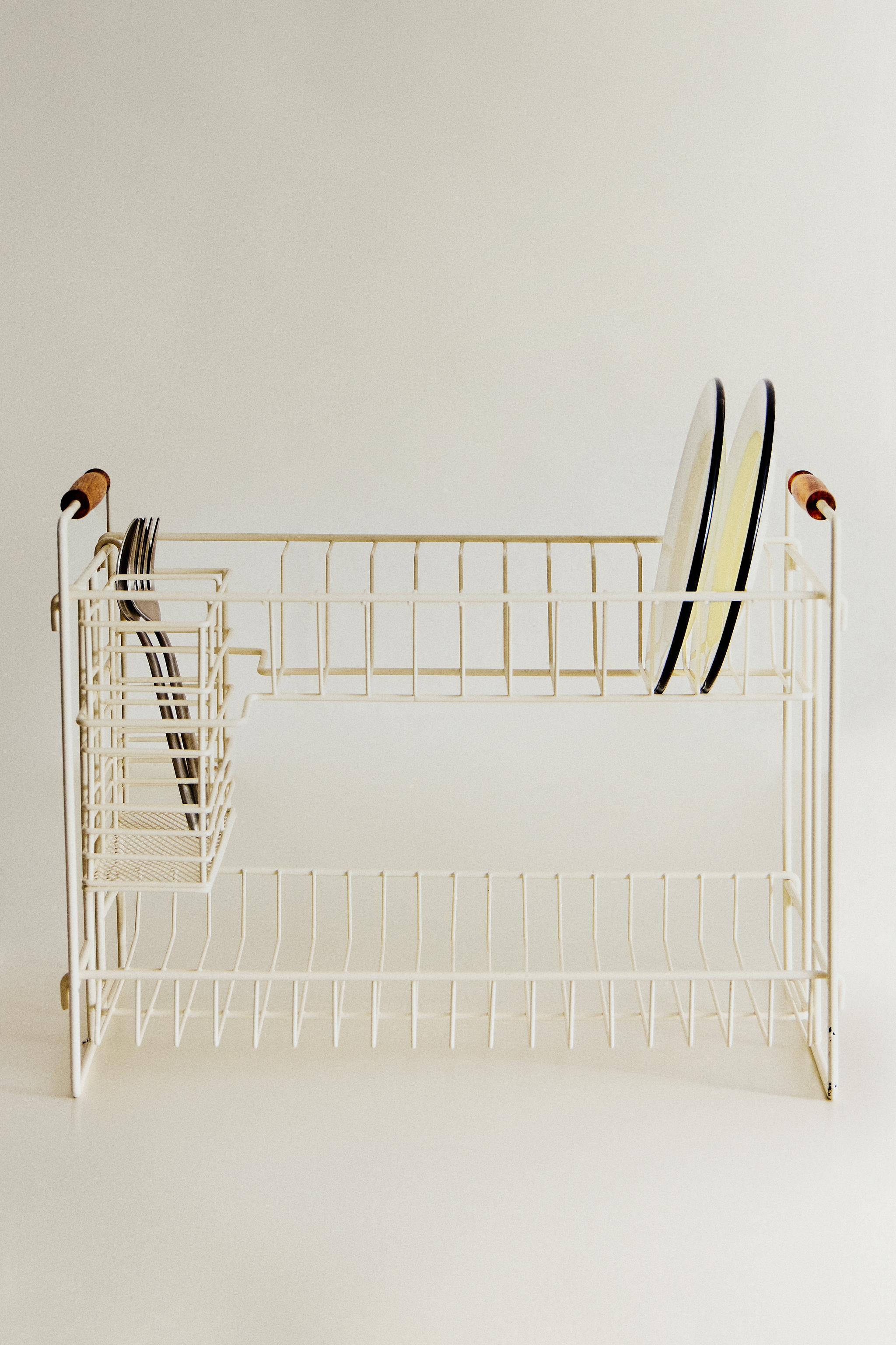LACQUERED METAL DISH RACK