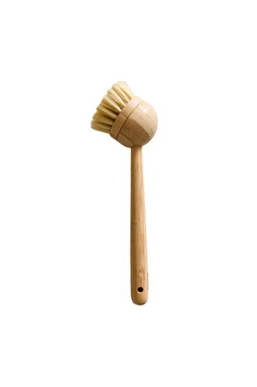 BRUSH WITH REPLACEABLE BRISTLES - Light beige by Zara