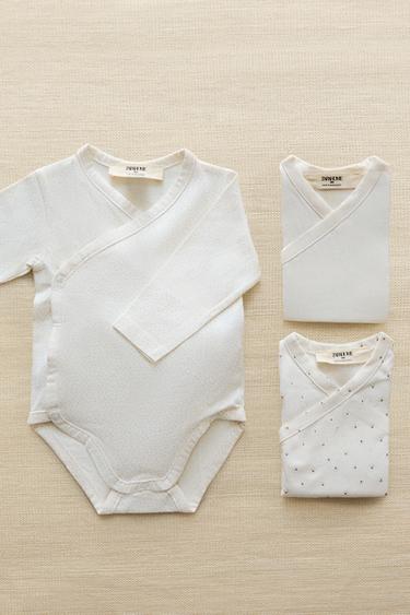 PACK OF PRINTED BABY BODYSUITS - Oyster-white by Zara - Image 0