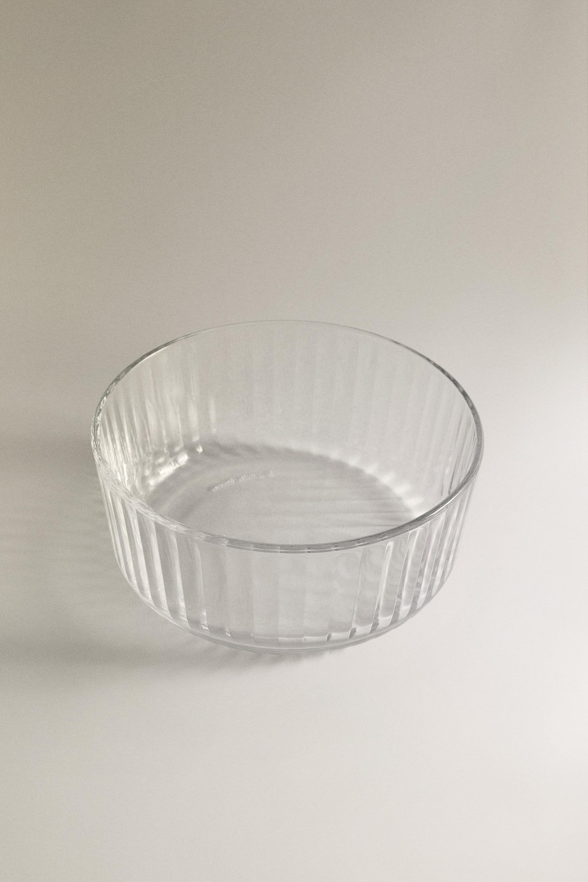 ベネチア クランベリーのガラスボウル 波状の縁取り ベネチア