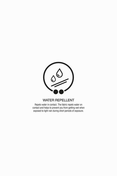 WATER-REPELLENT HOODED TECHNICAL JACKET - Black by Zara - Image 9