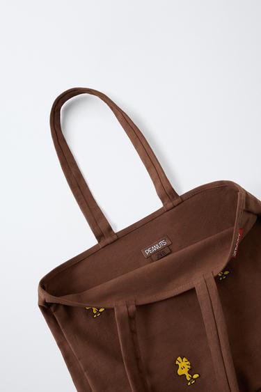 SAC SHOPPER SNOOPY PEANUTS™ - Marron de Zara - Image 3