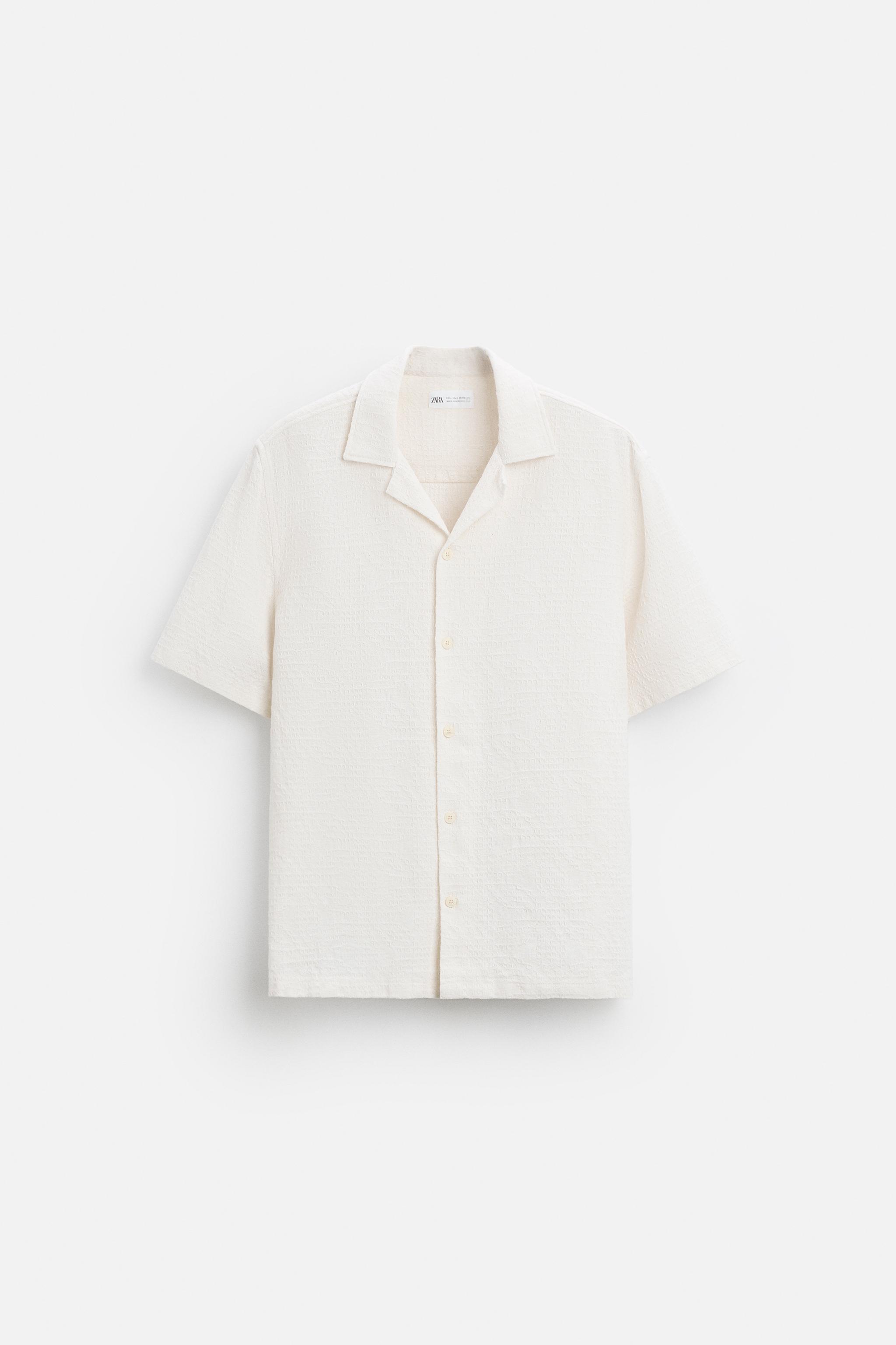 STRUCTURED SHIRT - Ecru | ZARA United States