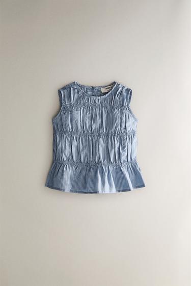 PYJAMA ENFANT RAYURES - Bleu de Zara - Image 3