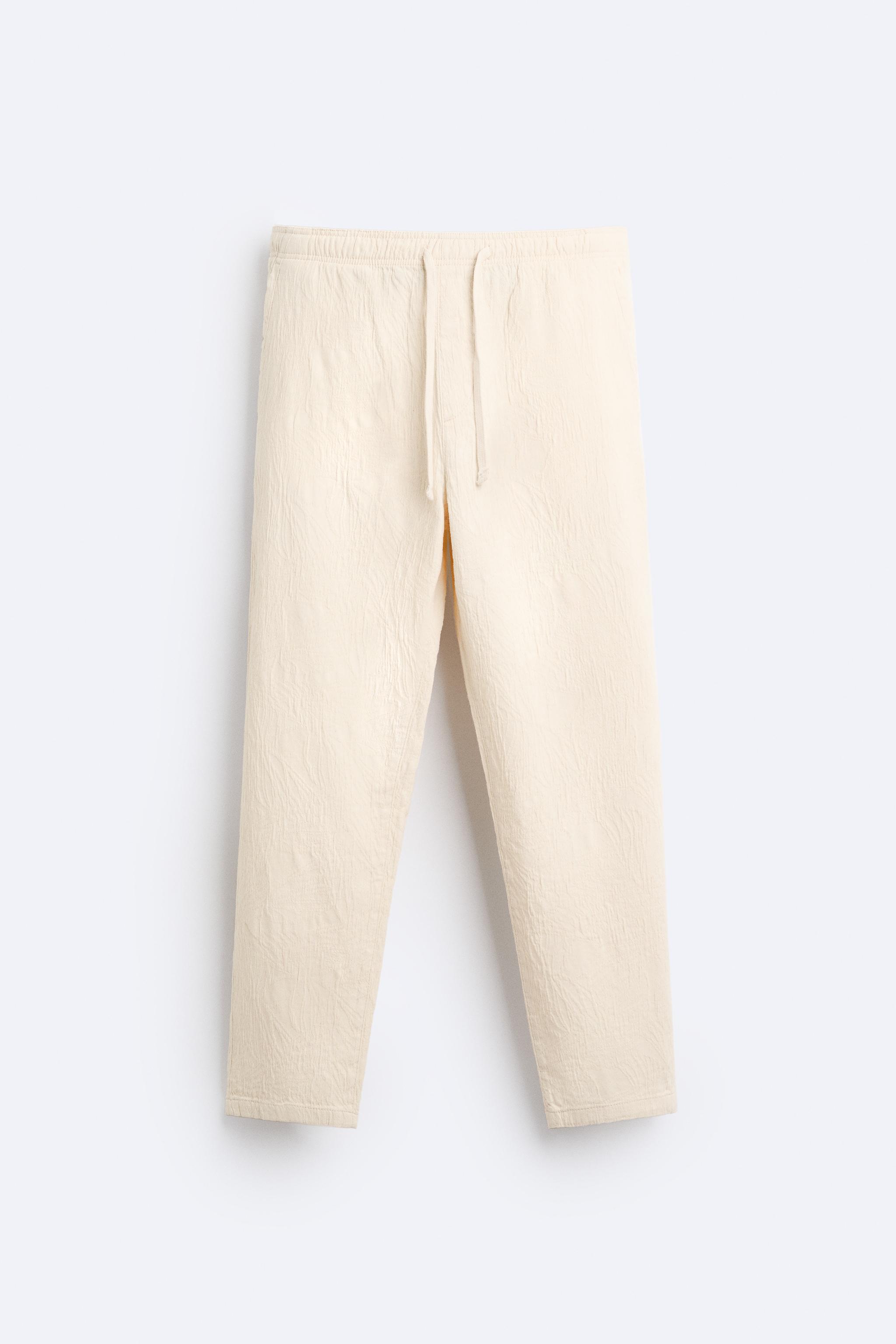 IRREGULAR JACQUARD PANTS