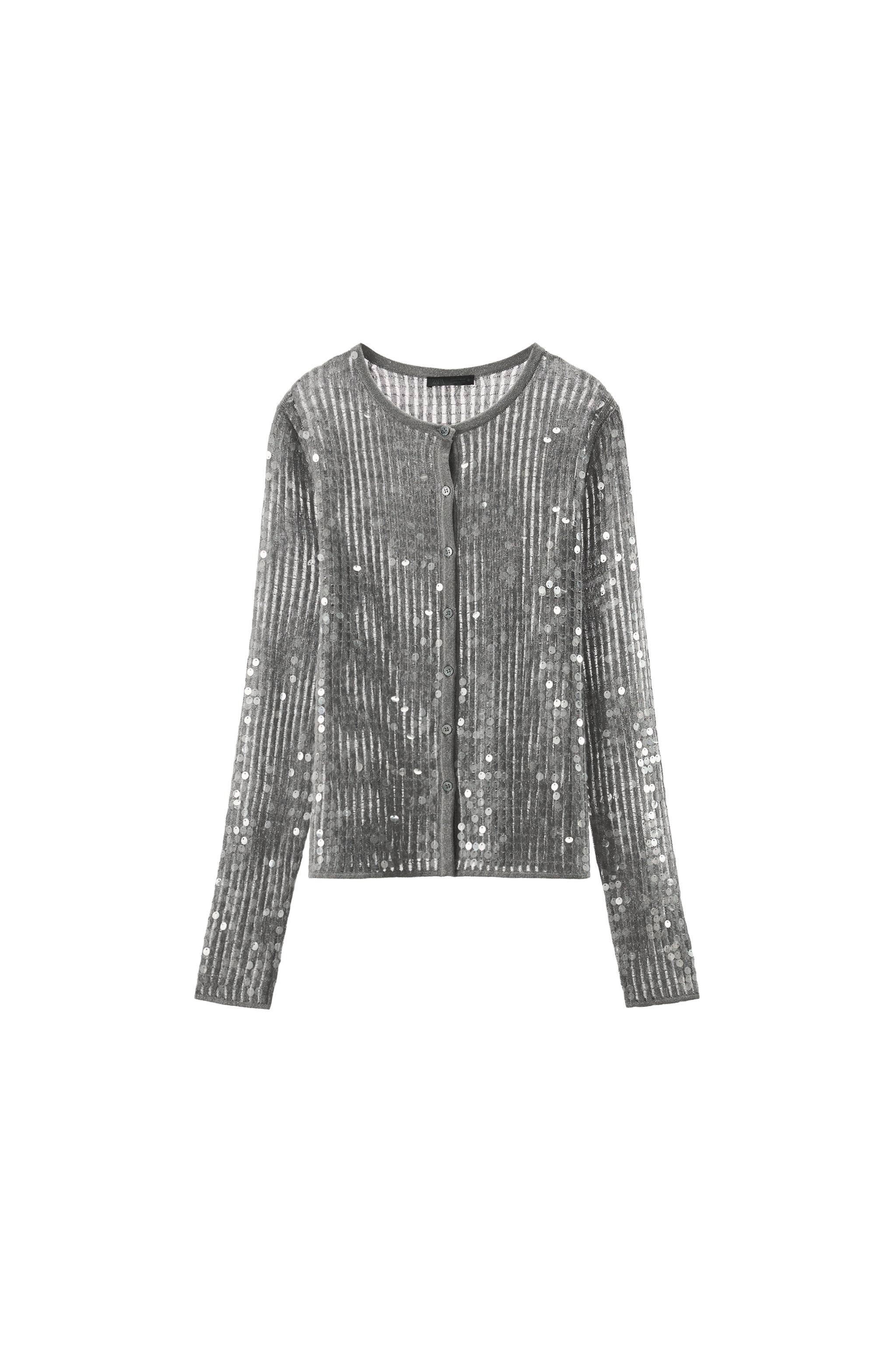 ZARA スパンコールニット スパンコールニットトップス - マルチカラ― | ZARA Japan / 日本