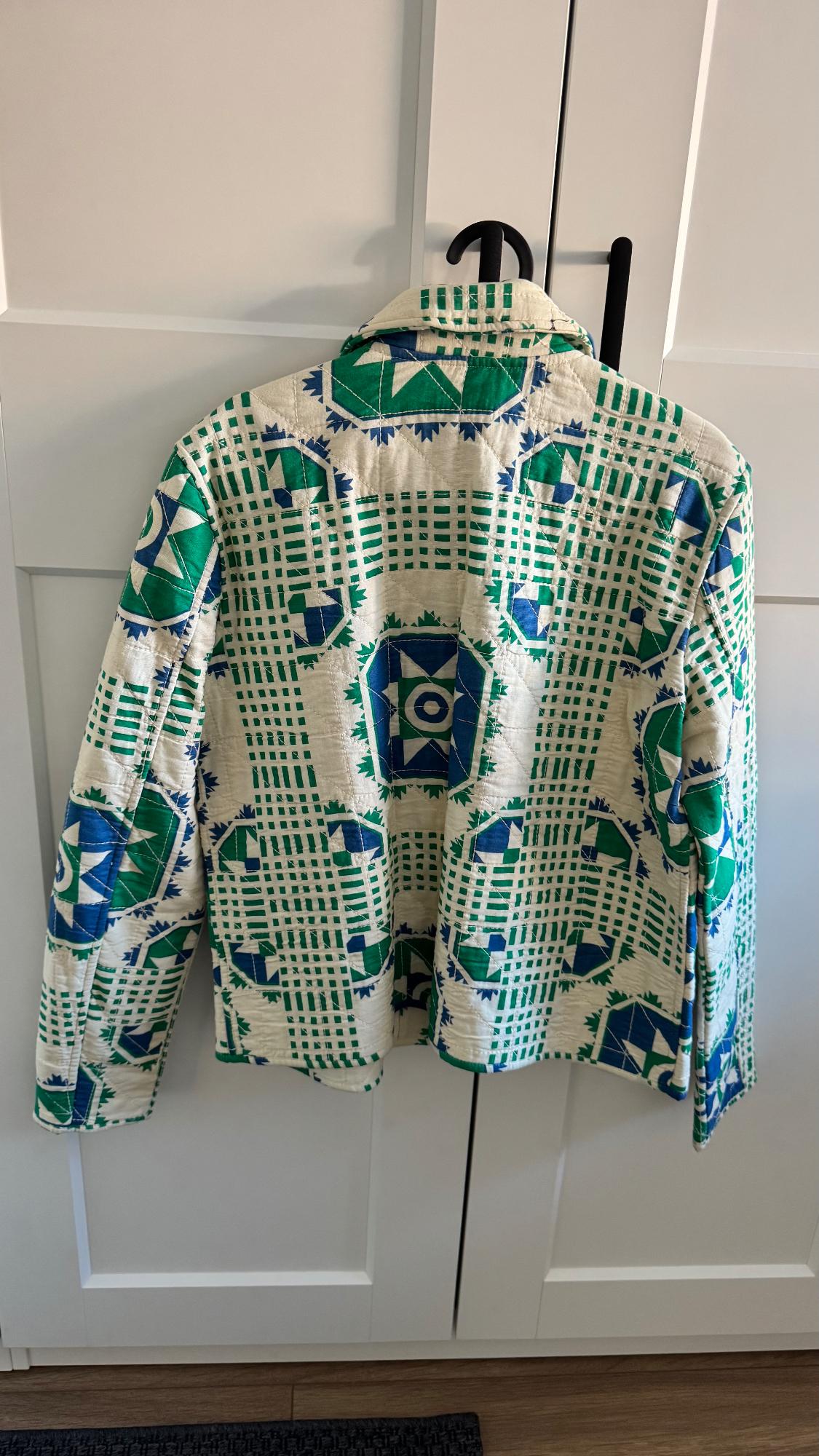 PRINTED QUILTED OVERSHIRT - Image 4