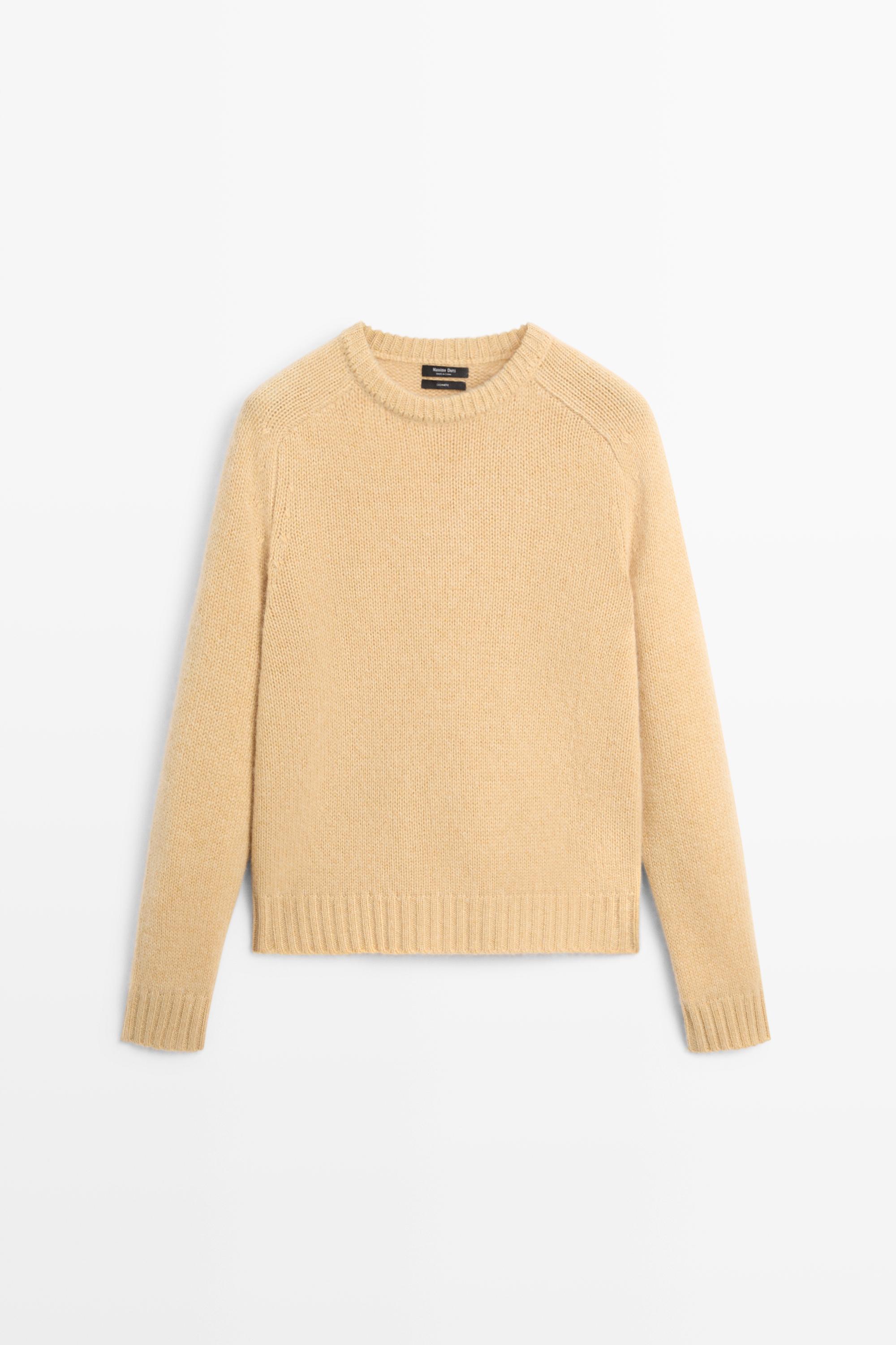 Pull en maille 100 % cachemire à col rond