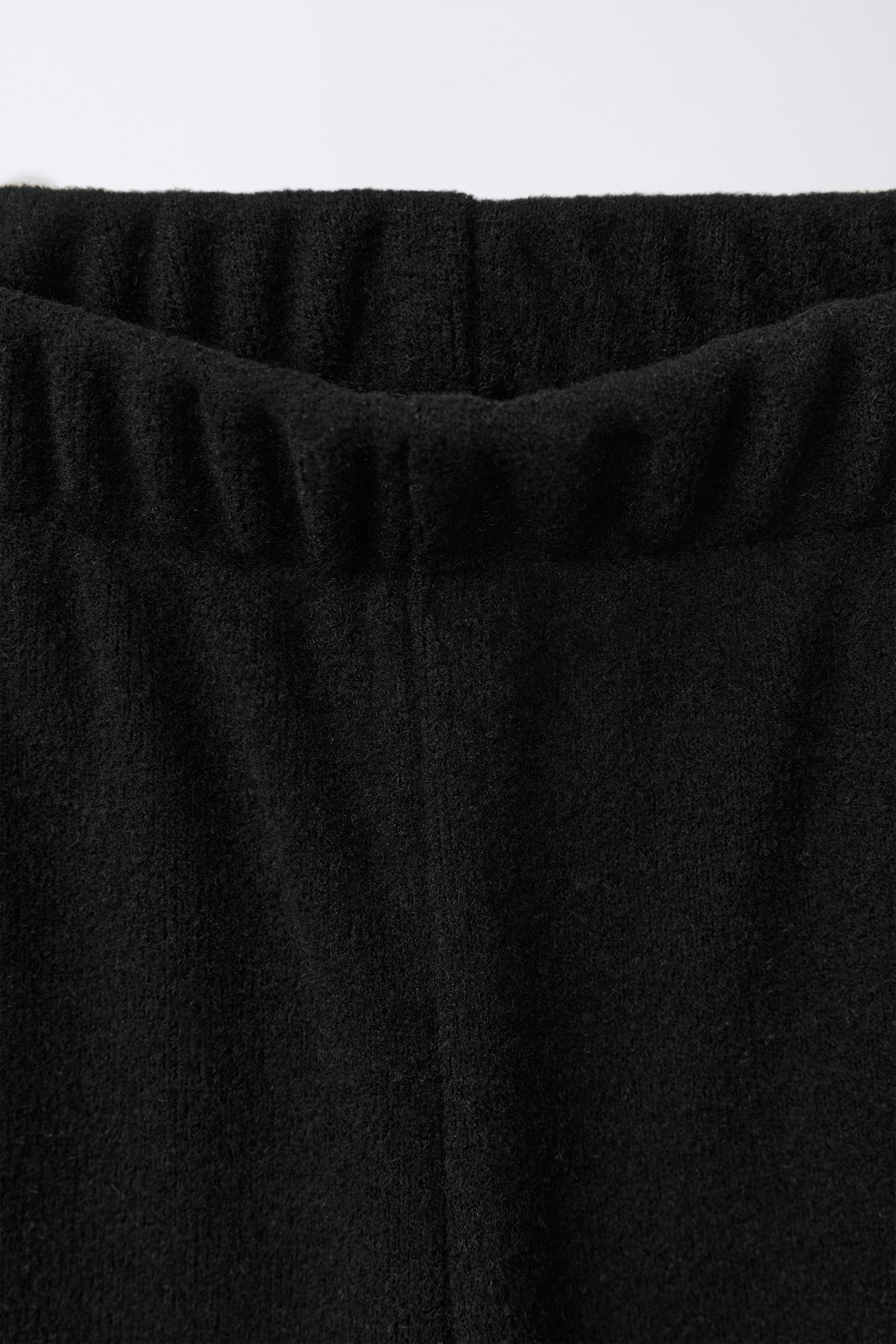 PANTALON JUPE-CULOTTE SOFT TOUCH AVEC DÉCOR NOEUD EN CONTRASTE