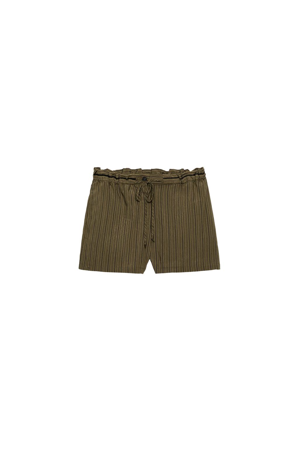 ZW COLLECTION JACQUARD STRIPED SHORTS