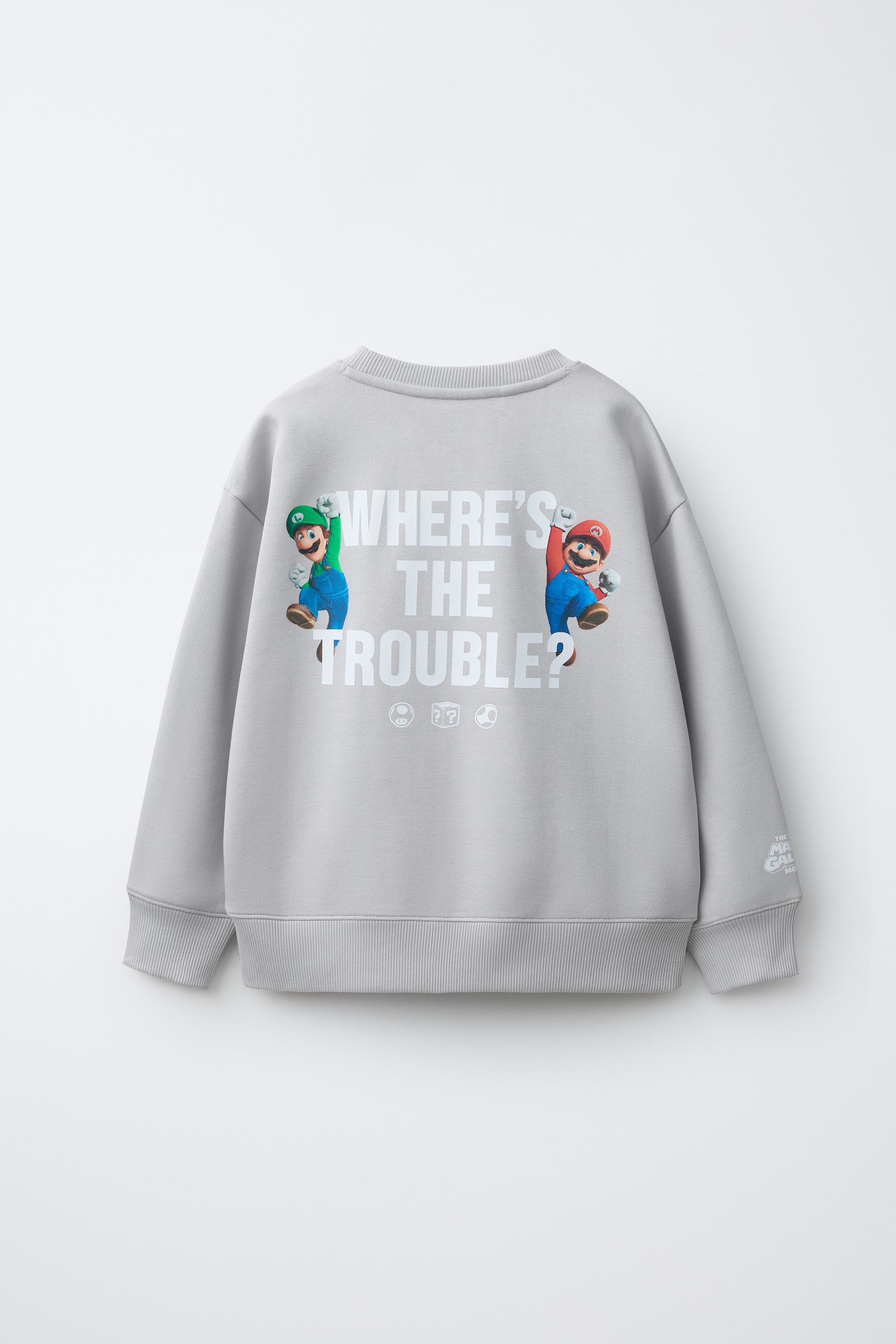 MARIO BROS ™ © NINTENDO PRINT SWEATSHIRT