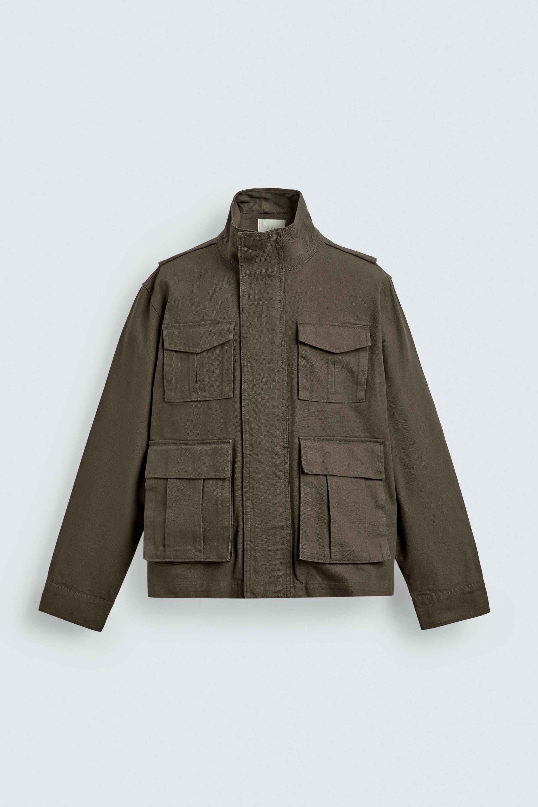 BLOUSON COUPE CARRÉE EN TOILE DE COTON