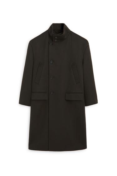 Long wool coat with pockets - LIMITED EDITION — Dark brown 2