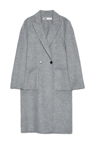 BUTTONED MASCULINE COAT
