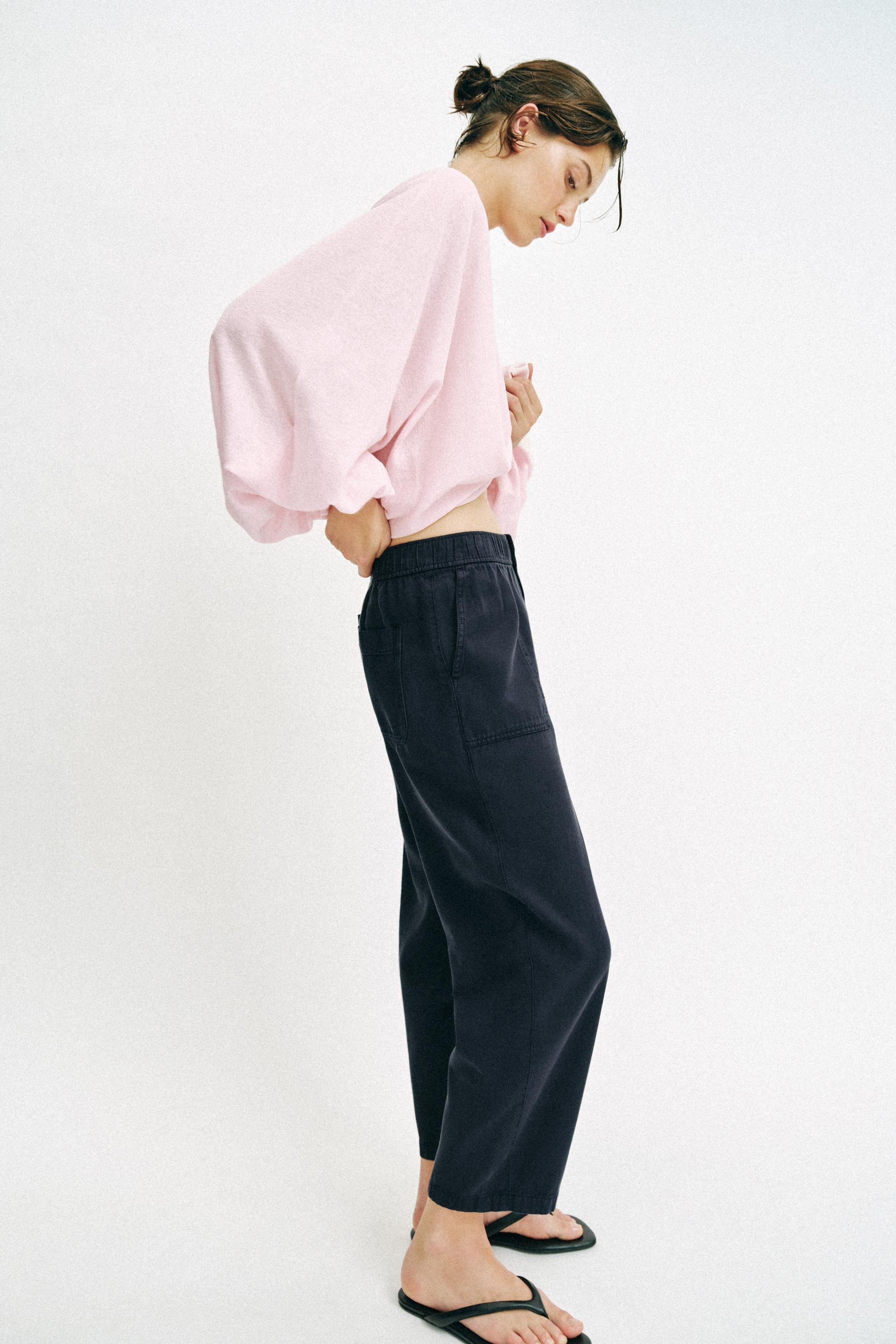 ELASTIC WAIST PANTS