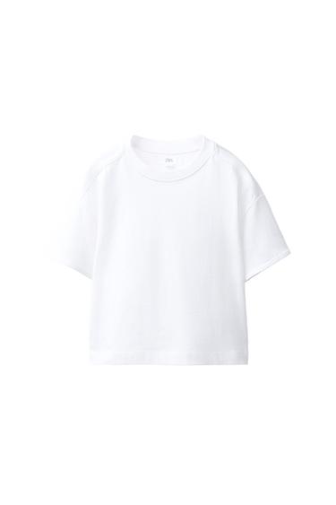 PLAIN T-SHIRT - White by Zara