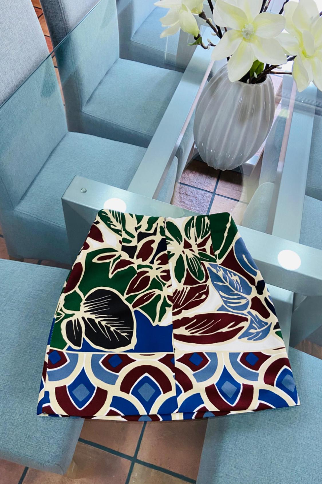 PRINTED MINI SKIRT - Image 2