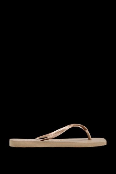 HAVAIANAS ® x ZARA SANDALS - camel by Zara - Image 0