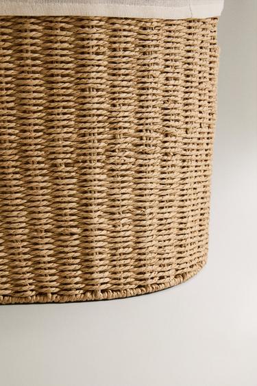 HAMPER CHEST WITH LID - Light beige by Zara - Image 4