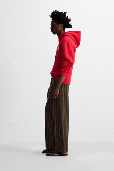 EMBROIDERED HOODIE © OTIS KWAME KYE QUAICOE - Red by Zara - Image 3