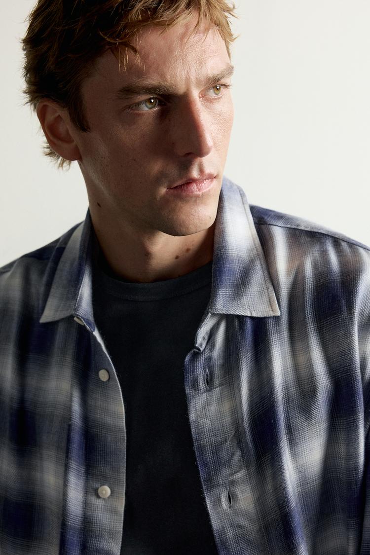 FLOWING CHECK SHIRT