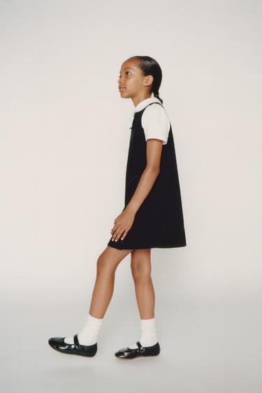 PINAFORE DRESS WITH BOWS - Black by Zara - Image 5