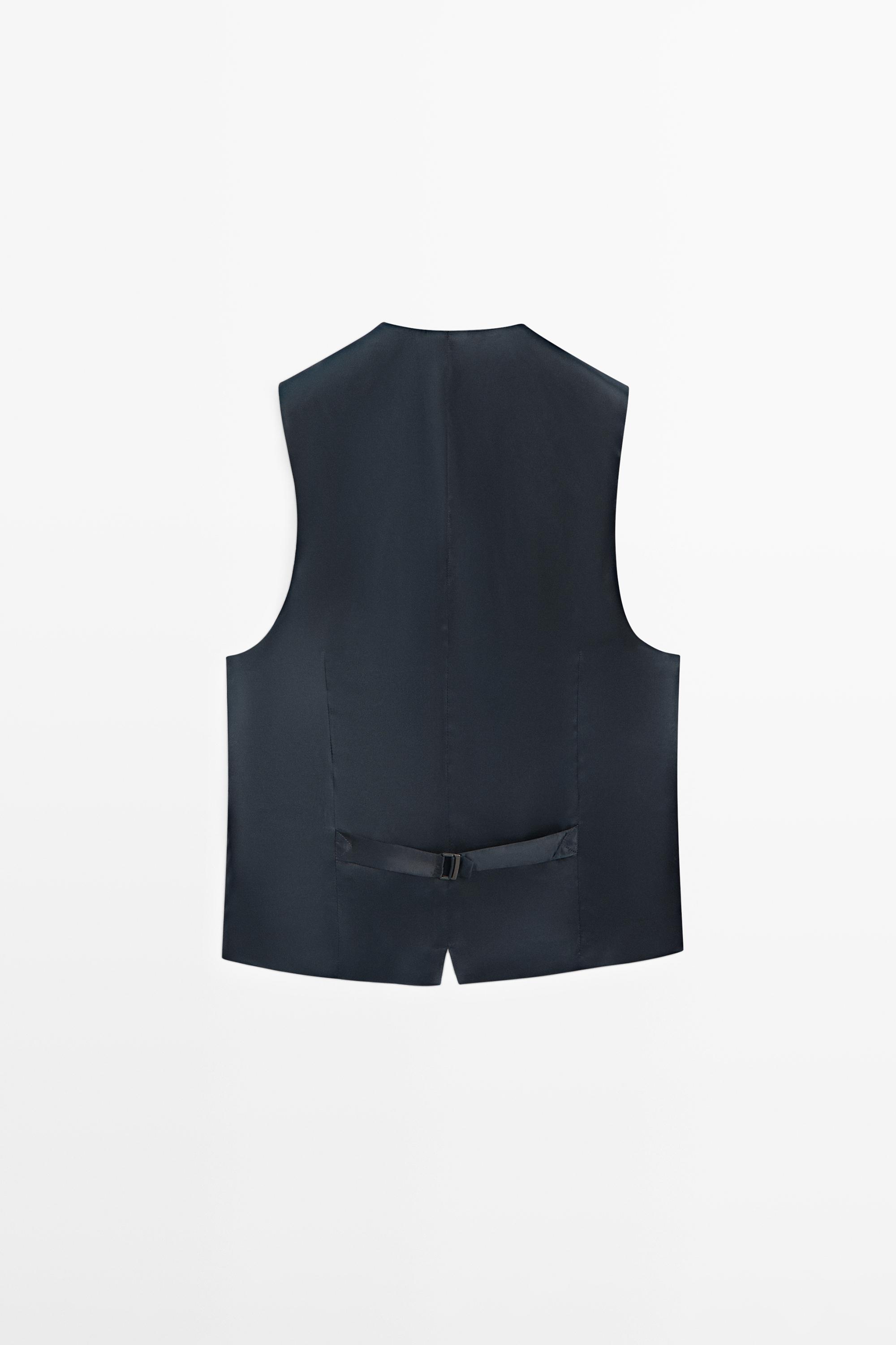 Gilet de costume en laine froide