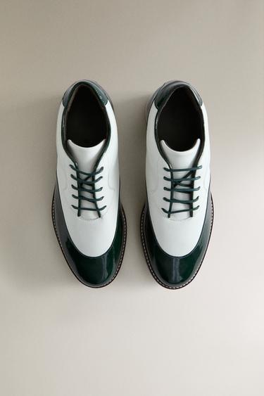 CHAUSSONS CUIR GOLF - Blanc de Zara - Image 2