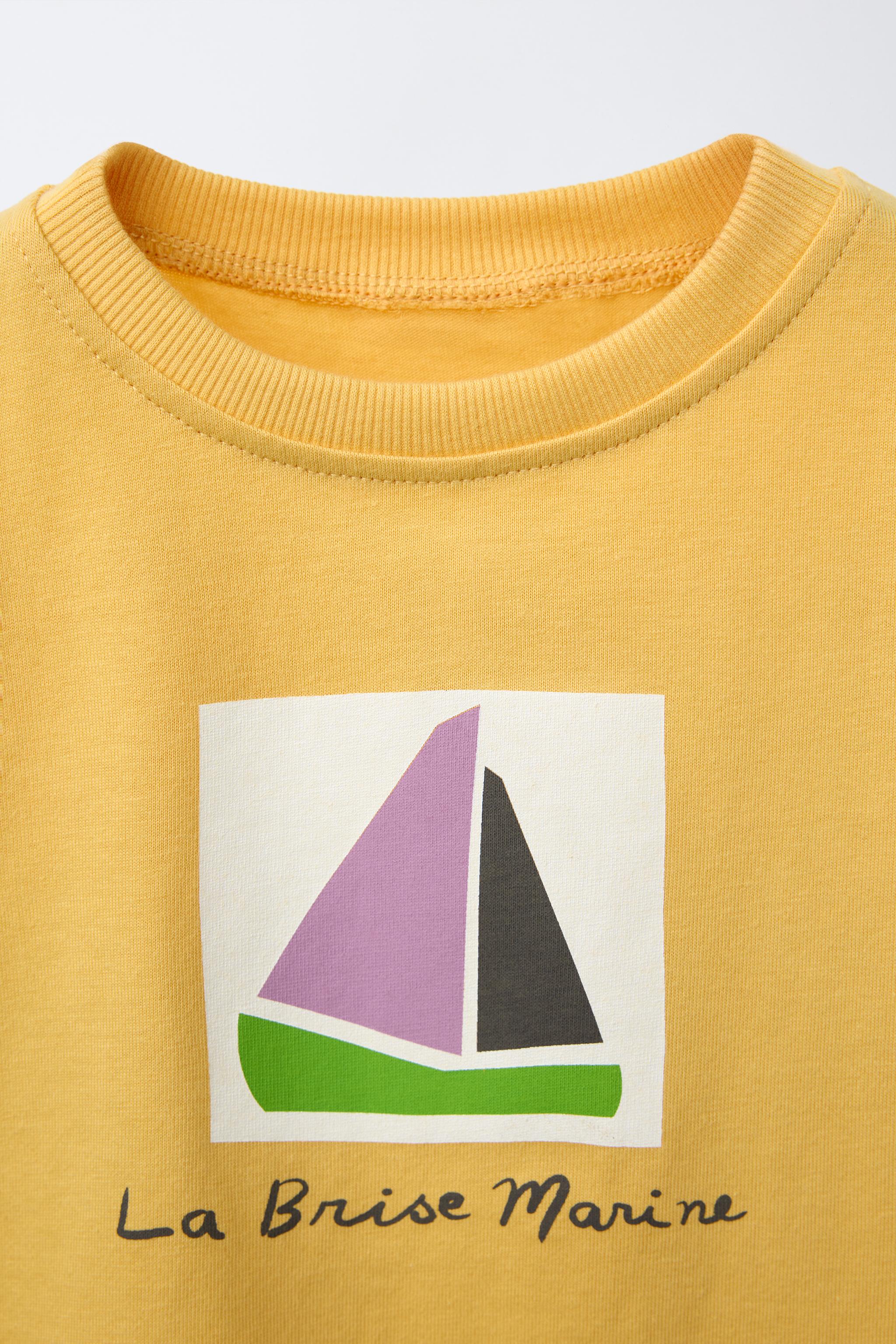 BOAT PRINT T-SHIRT