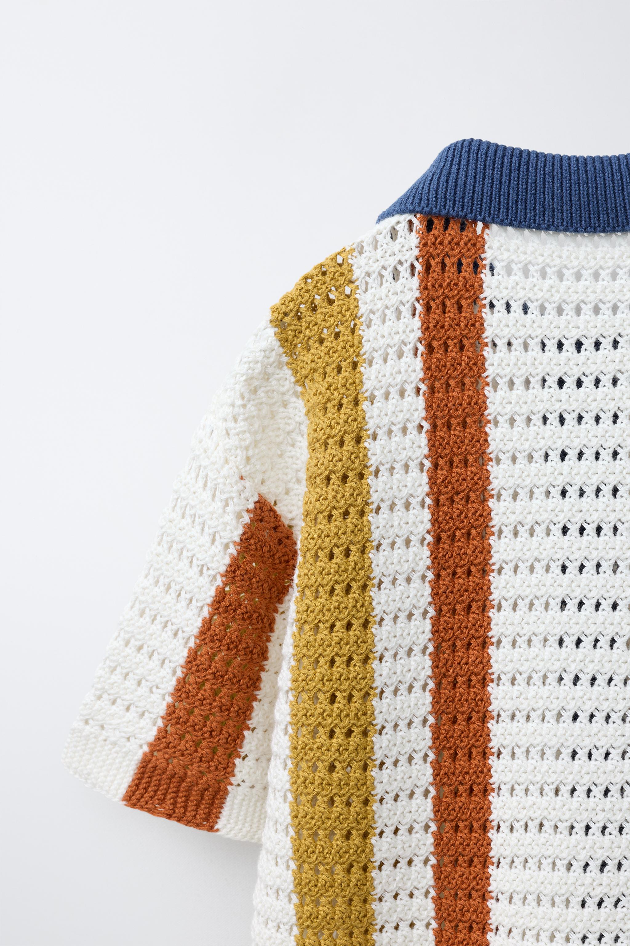 STRIPED KNIT SHIRT
