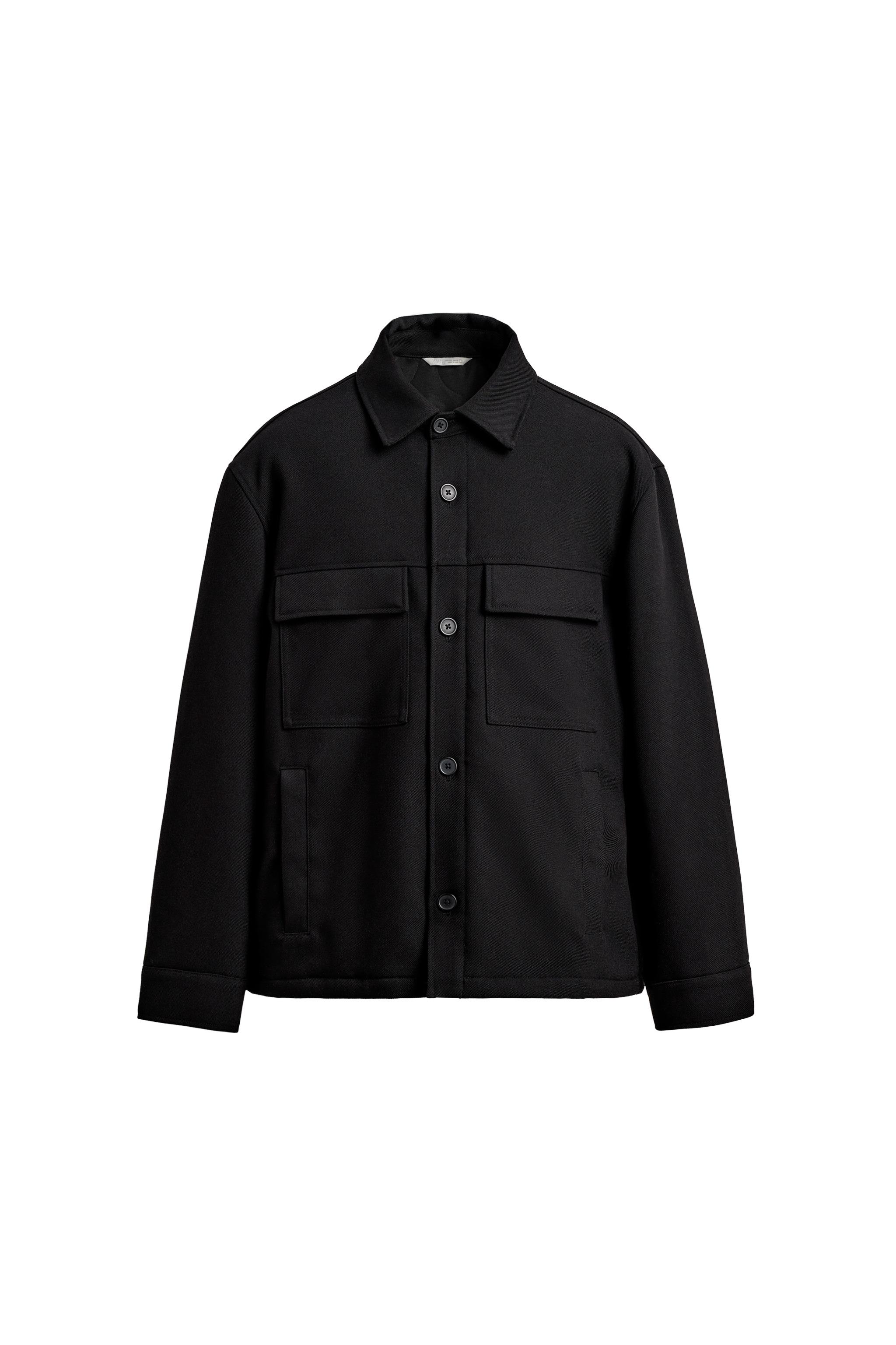 SOFT PADDED OVERSHIRT - Beige | ZARA Canada