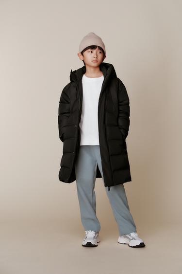 Zara 文字慢跑長褲 - 珍珠灰色