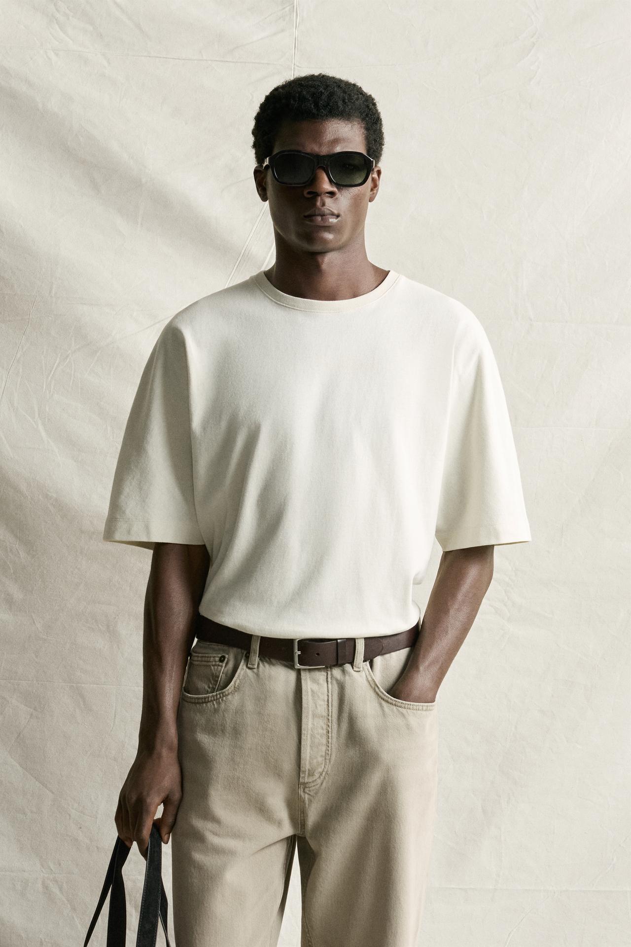 HEAVYWEIGHT BOXY FIT T-SHIRT — Vanilla