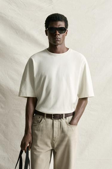 HEAVYWEIGHT BOXY FIT T-SHIRT — Vanilla 2
